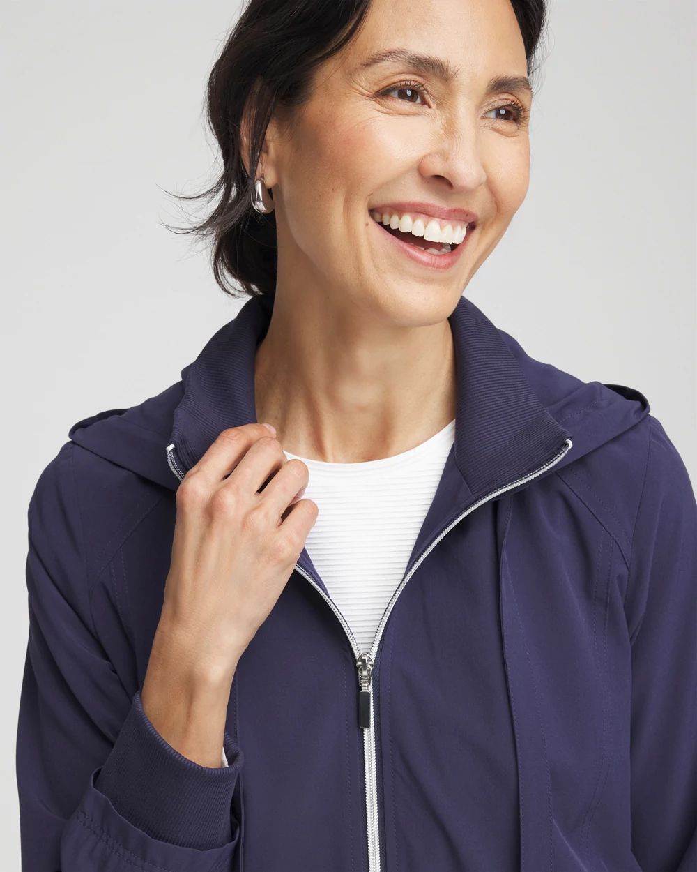 Zenergy® UPF Neema Rib Mix Jacket | Chico's